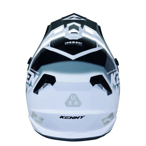 KENNY RACING KASK CROSS/ENDURO TRACK GRAPHIC FOCUS BLACK KOLOR CZARNY/BIAŁY ROZMIAR XXL