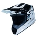 KENNY RACING KASK CROSS/ENDURO TRACK GRAPHIC FOCUS BLACK KOLOR CZARNY/BIAŁY ROZMIAR S