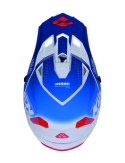 KENNY RACING KASK CROSS/ENDURO TRACK GRAPHIC FOCUS PATRIOT KOLOR BIAŁY/NIEBIESKI/CZERWONY ROZMIAR XL