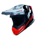 KENNY RACING KASK CROSS/ENDURO TRACK GRAPHIC SPEED BLACK RED KOLOR BIAŁY/CZARNY/CZEROWNY ROZMIAR XS