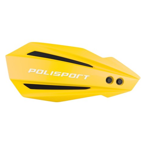 POLISPORT OFERTA SPECJALNA OSŁONY RĄK (HANDBARY) MODEL BULLIT Z UNIWERSALNYM ZESTAWEM MONTAŻOWYM 22/28 KOLOR ŻÓŁTE (OPAKOWANIE Z