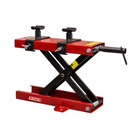 BIKETEC PRO PROMOCJA PODNOŚNIK STOJAK POD MOTOCYKL 500KG ( MOTORCYCLE STAND 500KG) KOLOR CZERWONY