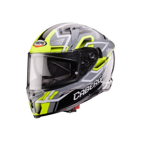 CABERG 2026 KASK INTEGRALNY Z BLENDĄ MODEL AVALON X BRAMA KOLOR CZARNY/ŻÓŁTY FLUO/SZARY ROZMIAR M