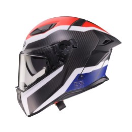 CABERG 2026 KASK INTEGRALNY Z BLENDĄ MODEL DRIFT EVO II CARBON CBR KOLOR CZARNY/NIEBIESKI/CZERWONY MAT ROZMIAR M