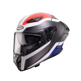 CABERG 2026 KASK INTEGRALNY Z BLENDĄ MODEL DRIFT EVO II CARBON CBR KOLOR CZARNY/NIEBIESKI/CZERWONY MAT ROZMIAR S