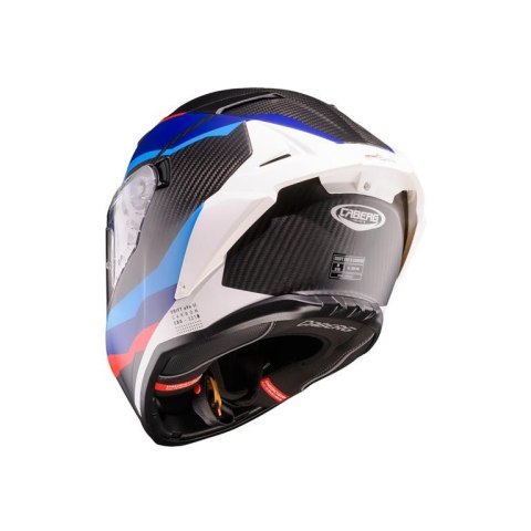 CABERG 2026 KASK INTEGRALNY Z BLENDĄ MODEL DRIFT EVO II CARBON MSPORT KOLOR CZARNY/NIEBIESKI/CZERWONY MAT ROZMIAR L