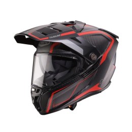 CABERG 2026 KASK OFFROAD / TRAIL / ADVENTURE DUOSPORT (DUAL) TANAMI CARBON GRAVITY KOLOR CZERWONY/SZARY ROZMIAR XL
