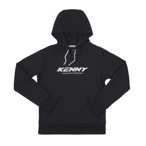 KENNY RACING BLUZA Z KAPTUREM DAMSKA CORE BLACK KOLOR CZARNY ROZMIAR XL