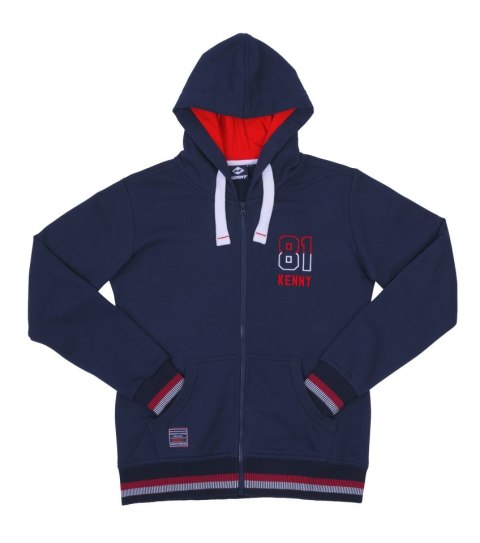KENNY RACING BLUZA Z KAPTUREM DAMSKA SUZUKA KOLOR NIEBIESKI/CZERWONY ROZMIAR XL