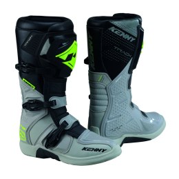 KENNY RACING BUTY CROSS/ENDURO TRACK T2 GREY/NEON YELLOW KOLOR SZARY/ŻÓŁTY FLUO ROZMIAR 45