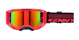 KENNY RACING GOGLE PERFORMANCE EVO 2 NEON ORANGE LUSTRO KOLOR POMARAŃCZOWY FLUO/CZARNY