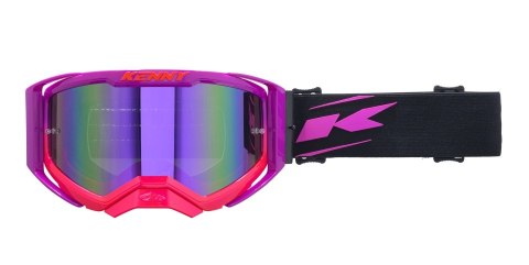 KENNY RACING GOGLE PERFORMANCE EVO 2 PURPLE MIRROR-LUSTRO KOLOR FIOLETOWY/CZARNY
