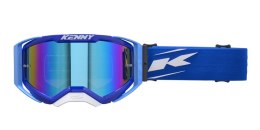 KENNY RACING GOGLE PERFORMANCE EVO 2 WHITE BLUE MIRROR-LUSTRO KOLOR BIAŁY/NIEBIESKI