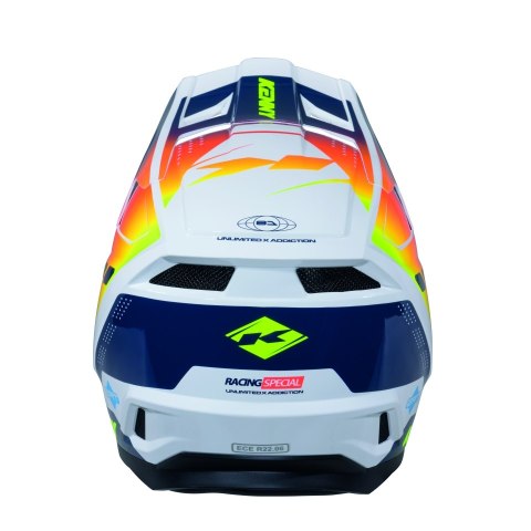 KENNY RACING KASK CROSS/ENDURO PERFORMANCE ERT GRAPHIC NAVY ORANGE RACING SPE KOLOR NIEBIESKI/POMARAŃCZOWY ROZMIAR XL