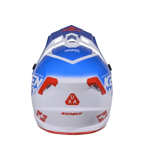 KENNY RACING KASK CROSS/ENDURO TRACK KID/JUNIOR/DZIECIĘCY GRAPHIC FOCUS PATRIOT KOLOR NIEBIESKI/BIAŁY/CZERWONY ROZMIAR L ( 51 - 
