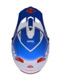 KENNY RACING KASK CROSS/ENDURO TRACK KID/JUNIOR/DZIECIĘCY GRAPHIC FOCUS PATRIOT KOLOR NIEBIESKI/BIAŁY/CZERWONY ROZMIAR L ( 51 - 