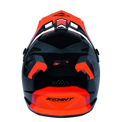 KENNY RACING KASK CROSS/ENDURO TRACK KID/JUNIOR/DZIECIĘCY GRAPHIC SPEED NEON ORANGE KOLOR POMARAŃCZOWY/CZARNY ROZMIAR S ( 47 - 4