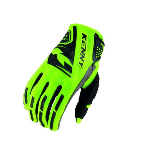 KENNY RACING RĘKAWICE CROSS/ENDURO PERFORMANCE KID/JUNIOR/DZIECIĘCE NEON YELLOW KOLOR ŻÓŁTY ROZMIAR XXL (6) (10 LAT)