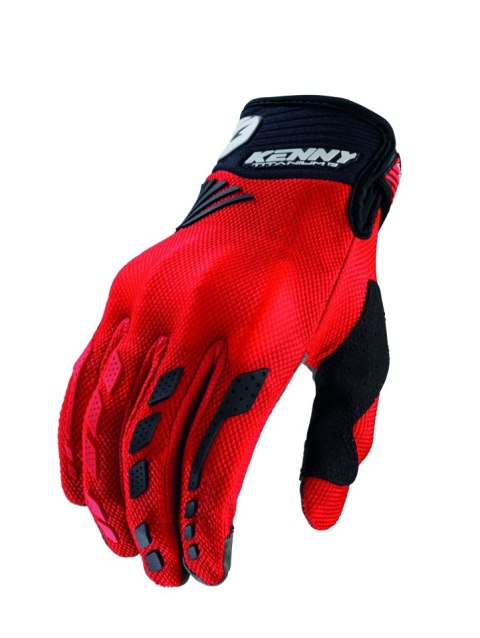 KENNY RACING RĘKAWICE D3O TITANIUM RED KOLOR CZERWOWY ROZMIAR S (8)