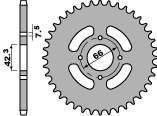PBR ZĘBATKA TYLNA 505 36 F GARELLI 50 (ŁAŃC. 415) (MADE IN ITALY)