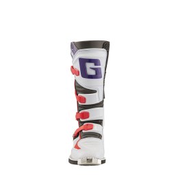 GAERNE BUTY CROSS/ENDURO JUNIOR/KID/DZIECIĘCE MODEL GX-J WHITE/RED/PURPLE KOLOR BIAŁY/CZERWONY/FIOLETOWY ROZMIAR 39