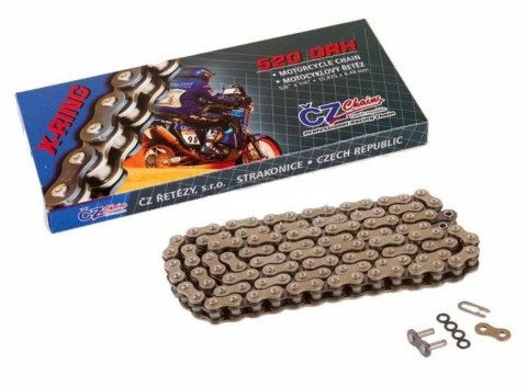 CZ ŁAŃCUCH NAPĘDOWY 520 ORH (108 OGNIW) ACTIVE RING (X-RING) STREET DO 750 CCM (35,8 KN) + ZAPINKA