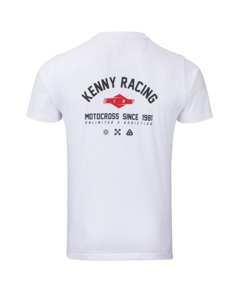 KENNY RACING KOSZULKA T-SHIRT DIRT LABEL KOLOR BIAŁY ROZMIAR M