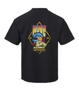 KENNY RACING KOSZULKA T-SHIRT WAVE OVERSIZE BLACK KOLOR CZARNY ROZMIAR XXL
