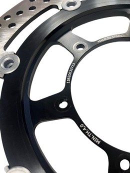 NG TARCZA HAMULCOWA PRZÓD HONDA CBR 600F 01-07 (ABS) ŚRODEK ALUMINIOWY (296X94X4,5MM) (6X6,5MM)- powystawowe