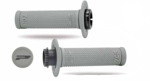 PROGRIP 2025/12 MANETKI PG708 OFF ROAD Z BLOKADĄ SCS LOCK-ON + 7 ADAPTERÓW ROLGAZU (22+25MM) KOLOR SZARY DWUSKŁADNIKOWE DŁ. 115M