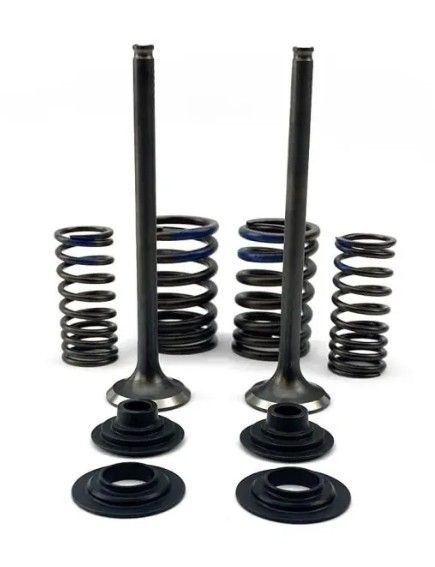 PSYCHIC ZAWORY SSĄCE (KOMPLET 2 SZT. ZAWORÓW ZE SPRĘŻYNAMI I PODKŁADKAMI) HONDA CRF 250 F '19-'24 STALOWE