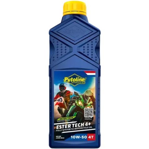 PUTOLINE OLEJ SILNIKOWY 4T ESTER TECH 4+ 10W50 1L (OFF ROAD) (AKC)