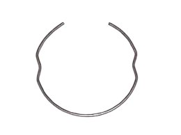 TOURMAX ZABEZPIECZENIE USZCZELNIACZA PRZEDNIEGO ZAWIESZENIA (1 SZT. 1,6 X 48 MM) HONDA FES 125/150 '98-'07, SH 125/150 S/R '05-'