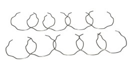 TOURMAX ZABEZPIECZENIE USZCZELNIACZA PRZEDNIEGO ZAWIESZENIA (1 SZT. 1,6 X 58 MM) HONDA CR 125/250R '94-'96, KAWASAKI KX 250 '94-