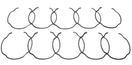 TOURMAX ZABEZPIECZENIE USZCZELNIACZA PRZEDNIEGO ZAWIESZENIA (1 SZT. 1,8 X 50 MM) HONDA CRM 50/75R '93-'96, NSR 125R '93-'01, VT 