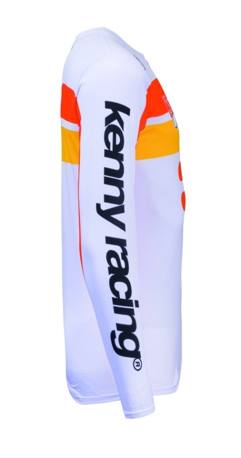 KENNY RACING KOSZULKA CROSS/ENDURO FORCE BEACH DUST ORANGE KOLOR POMARAŃCZOWY/BIAŁY ROZMIAR L