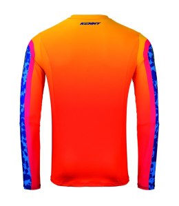 KENNY RACING KOSZULKA CROSS/ENDURO PERFORMANCE KID/JUNIOR/DZECIĘCE SOCAL KOLOR POMARAŃCZOWY/NIEBIESKI ROZMIAR XXXS ( 5/6 LAT)