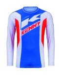 KENNY RACING KOSZULKA CROSS/ENDURO TRACK KID/JUNIOR/DZECIĘCE ZOOM PATRIOT KOLOR NIEBIESKI/CZERWONY/BIAŁY ROZMIAR XS (10/12 LAT)