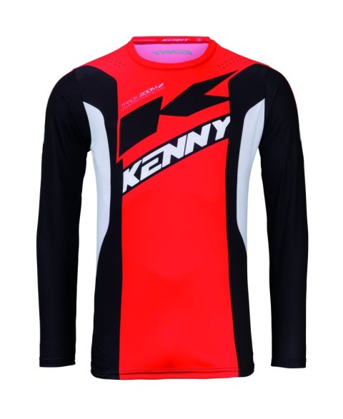KENNY RACING KOSZULKA CROSS/ENDURO TRACK ZOOM RED KOLOR CZERWONY ROZMIAR XXL
