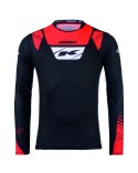 KENNY RACING KOSZULKA TRIAL UP BLACK RED KOLOR CZARNY/CZERWONY ROZMIAR S