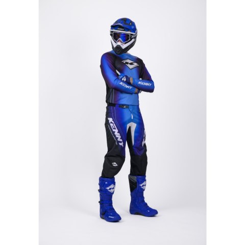 KENNY RACING SPODNIE CROSS/ENDURO TRACK FOCUS BLUE KOLOR NIEBIESKI ROZMIAR S (30)