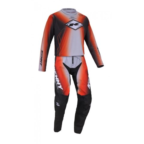 KENNY RACING SPODNIE CROSS/ENDURO TRACK KID/JUNIOR/DZECIĘCE FOCUS ORANGE KOLOR POMARAŃCZOWY ROZMIAR 18 (3 LATA)