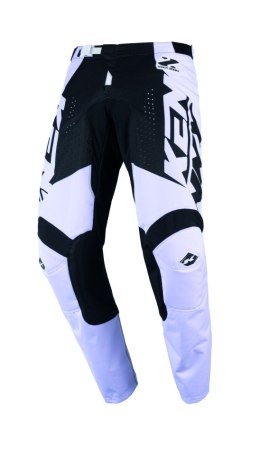 KENNY RACING SPODNIE CROSS/ENDURO TRACK ZOOM BLACK WHITE KOLOR CZARNY/BIAŁY ROZMIAR L (34)