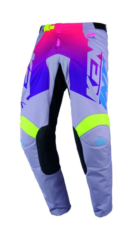 KENNY RACING SPODNIE CROSS/ENDURO TRACK ZOOM GREY WHITE KOLOR SZARY ROZMIAR L (34)