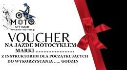 VOUCHER NA GODZINNĄ JAZDE MOTOCYKLEM