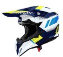 AIROH KASK CROSS / ENDURO / ATV / QUAD WRAAAP VISION KOLOR ŻÓŁTY FLUO/NIEBIESKI/BIAŁY ROZMIAR L