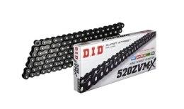 DID ŁAŃCUCH NAPĘDOWY 520ZVMXBK-110 (110 OGNIW) X-RING (OTWARTY + ZAKUWKA)