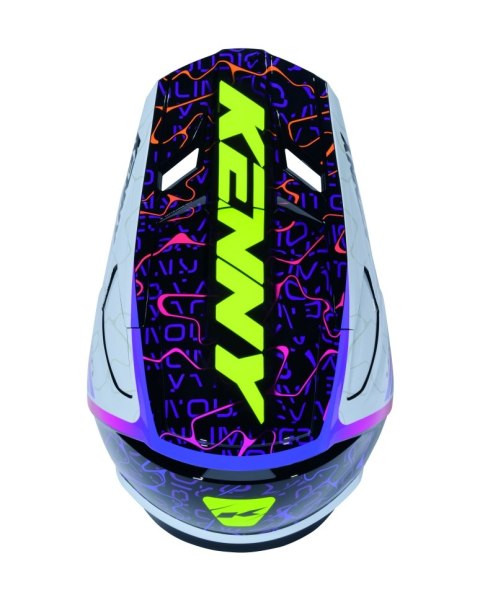 KENNY RACING KASK CROSS/ENDURO PERFORMANCE ERT GRAPHIC + WAVE BLACK WHITE KOLOR CZARNY/BIAŁY ROZMIAR S