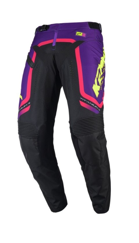 KENNY RACING SPODNIE CROSS/ENDURO TITANIUM PURPLE KOLOR FIOLETOWY ROZMIAR XL (36)
