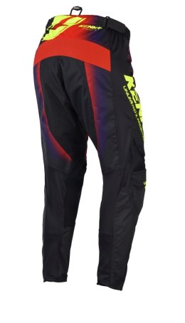 KENNY RACING SPODNIE CROSS/ENDURO TRACK KID/JUNIOR/DZECIĘCE FOCUS RED KOLOR CZERWONY ROZMIAR 24 (8 LAT)